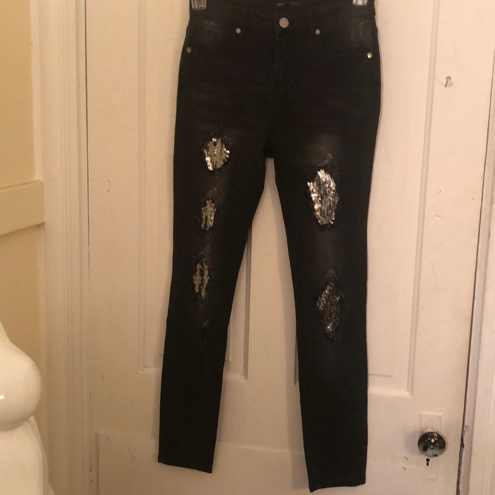 Romeo & Juliet black skinny jeans S - Picture 2 of 6
